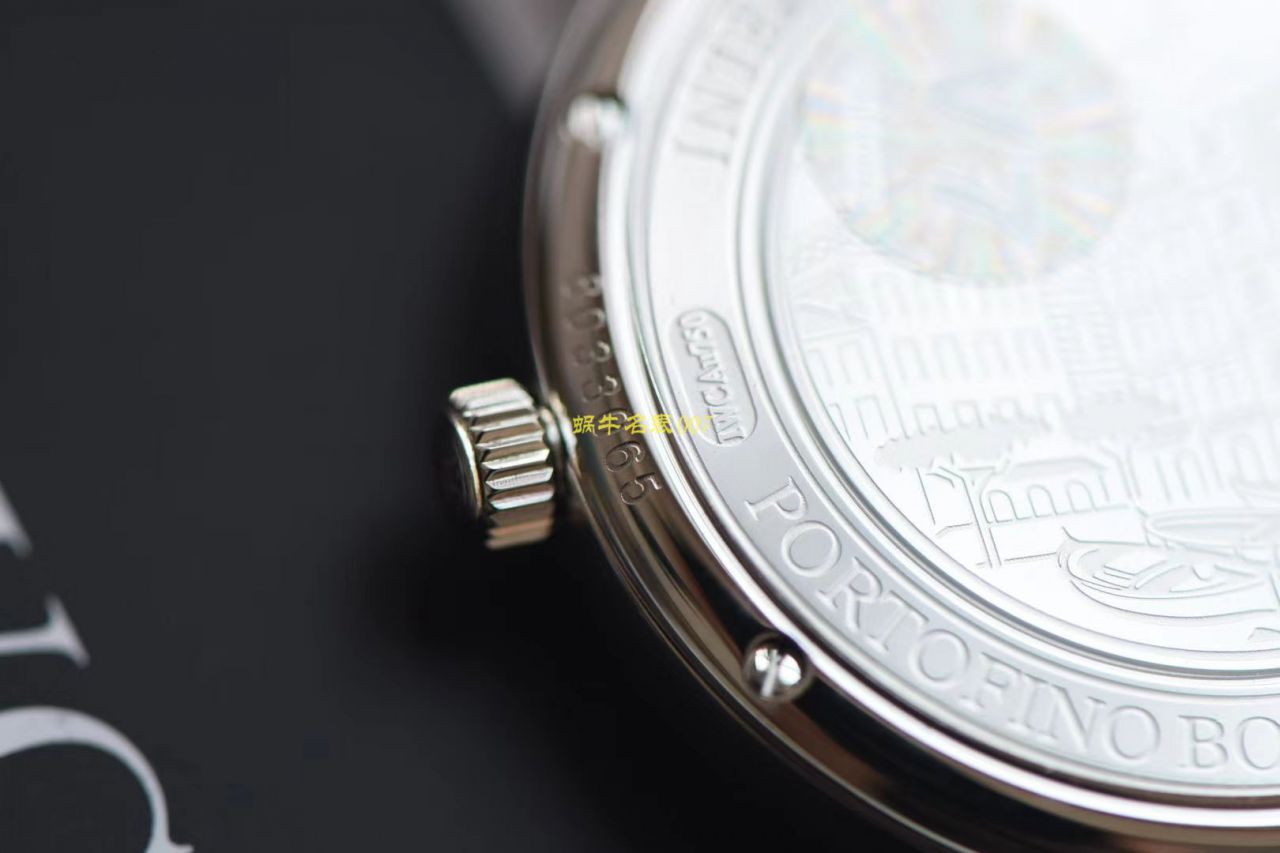 V7厂官网顶级复刻高仿万国IWC柏涛菲诺IW356522新款蓝面波涛小镇底盖玫瑰金波涛菲诺 / WG516