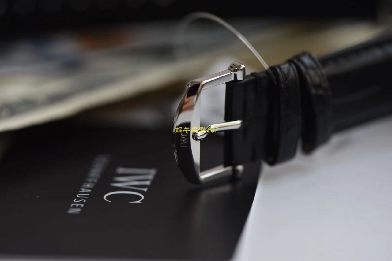 V7厂官网顶级复刻高仿万国IWC柏涛菲诺IW356522新款蓝面波涛小镇底盖玫瑰金波涛菲诺 / WG516