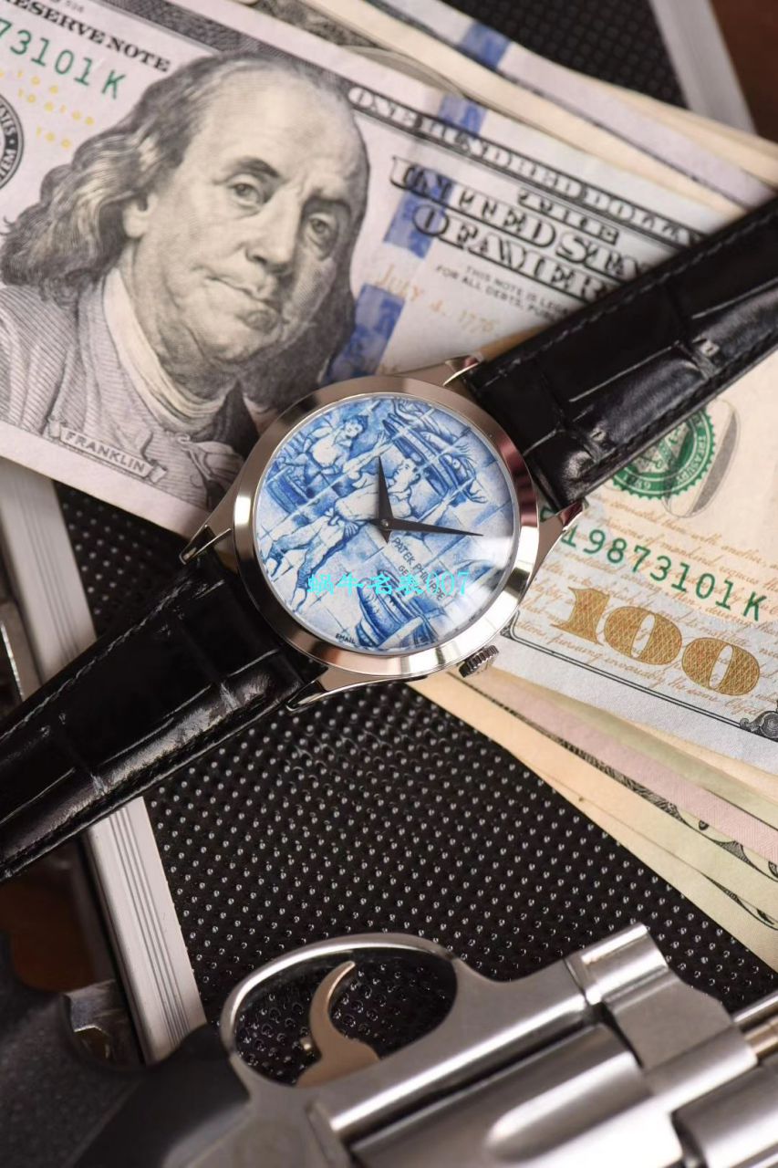 FL厂真微绘珐琅工艺复刻高仿表百达翡丽5089G-061《太加斯河上垂钓》、5089G-062《一天的收货》 / BD263