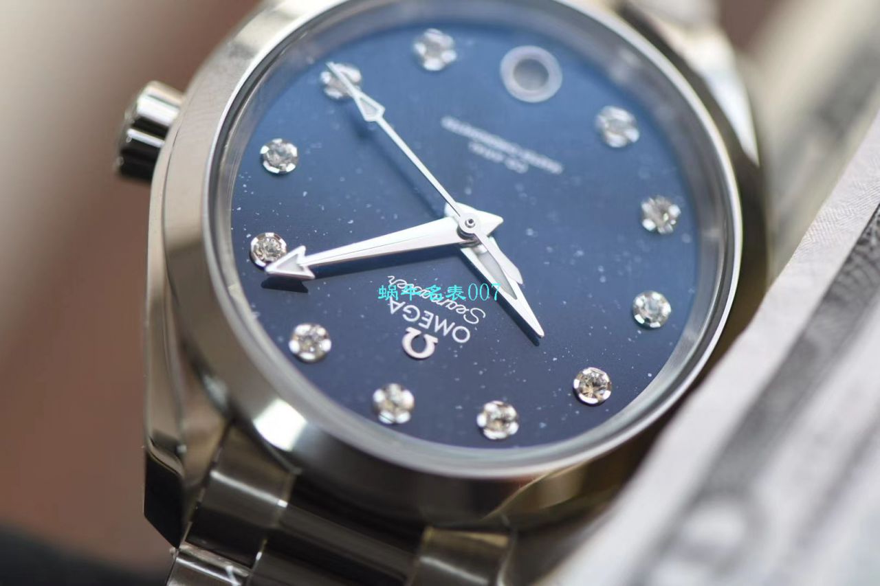 视频评测女装推荐VS厂顶级复刻高仿版本OMEGA欧米茄海马AQUA TERRA 150米新款 / M672