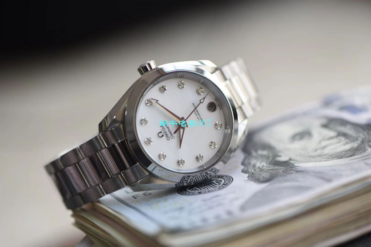 视频评测女装推荐VS厂顶级复刻高仿版本OMEGA欧米茄海马AQUA TERRA 150米新款 / M672