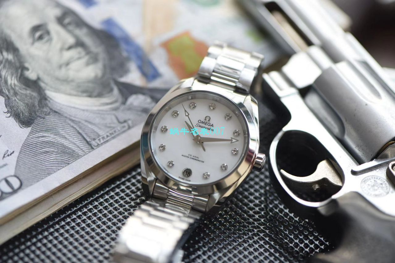 视频评测女装推荐VS厂顶级复刻高仿版本OMEGA欧米茄海马AQUA TERRA 150米新款 / M672