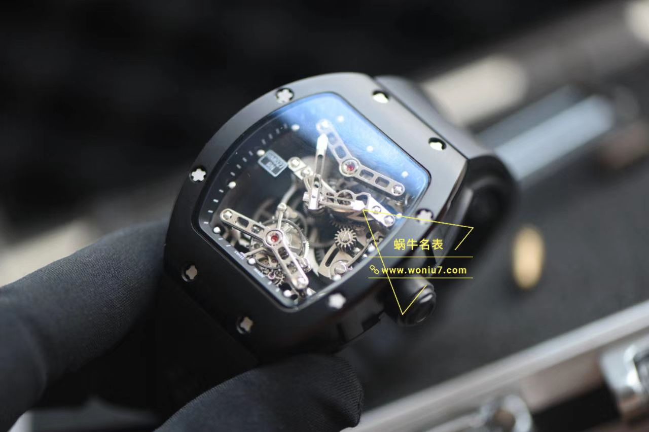 视频分析EUR厂陀飞轮RICHARD MILLE理查德米勒RM 027 顶级复刻高仿TOURBILLON RAFAEL NADAL腕表 / RM027EUR02