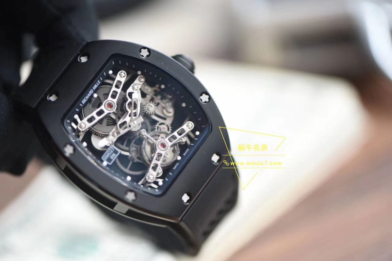 视频分析EUR厂陀飞轮RICHARD MILLE理查德米勒RM 027 顶级复刻高仿TOURBILLON RAFAEL NADAL腕表 / RM027EUR02
