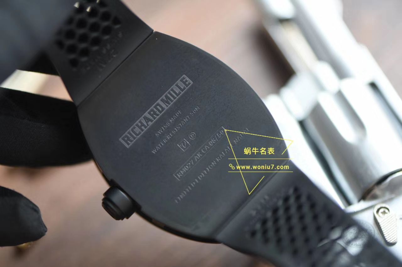 视频分析EUR厂陀飞轮RICHARD MILLE理查德米勒RM 027 顶级复刻高仿TOURBILLON RAFAEL NADAL腕表 / RM027EUR02