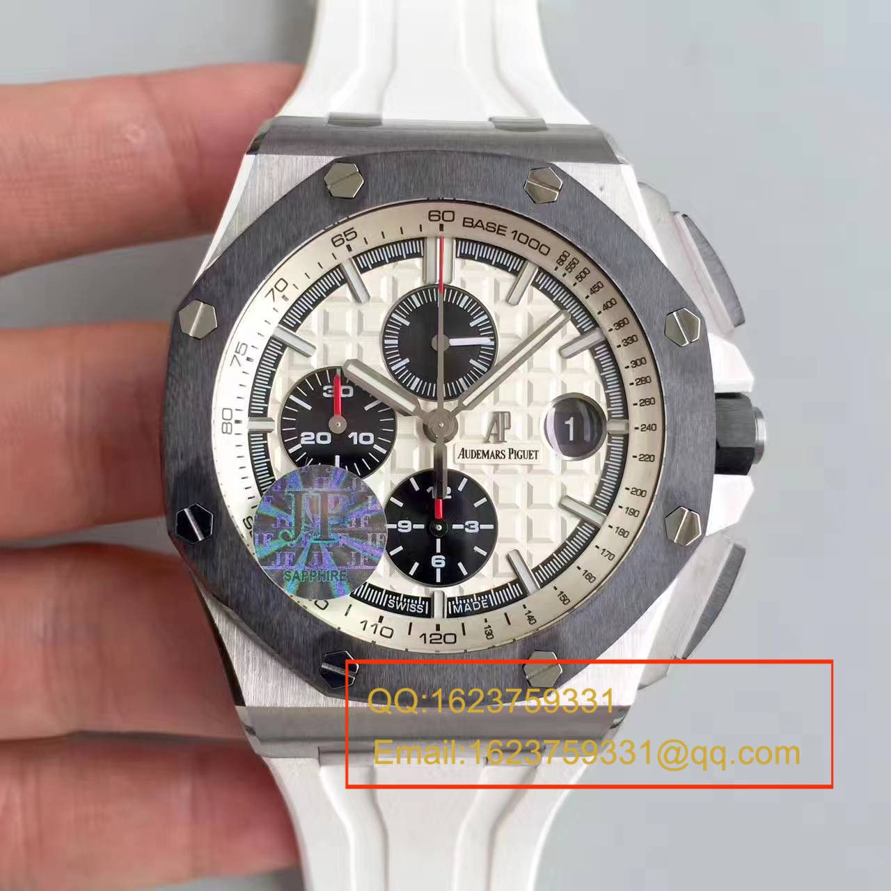 视频评测JF厂官网复刻高仿爱彼皇家橡树大熊猫26400SO.OO.A002CA.01男表 / JF26400