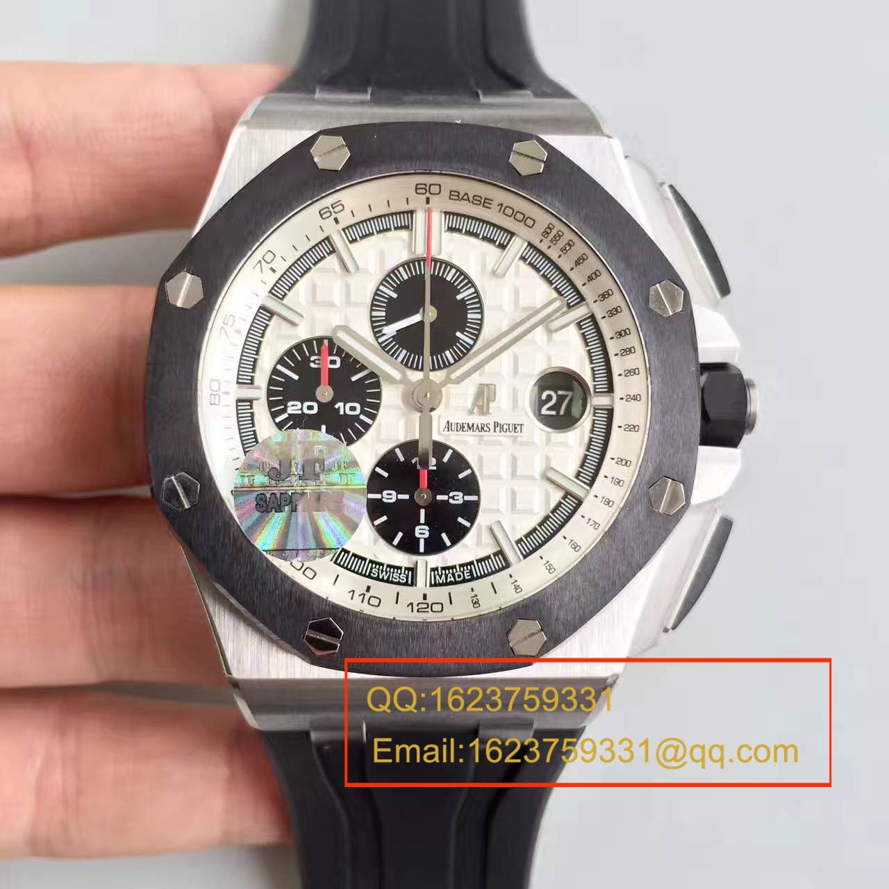 视频评测JF厂官网复刻高仿爱彼皇家橡树大熊猫26400SO.OO.A002CA.01男表 / JF26400