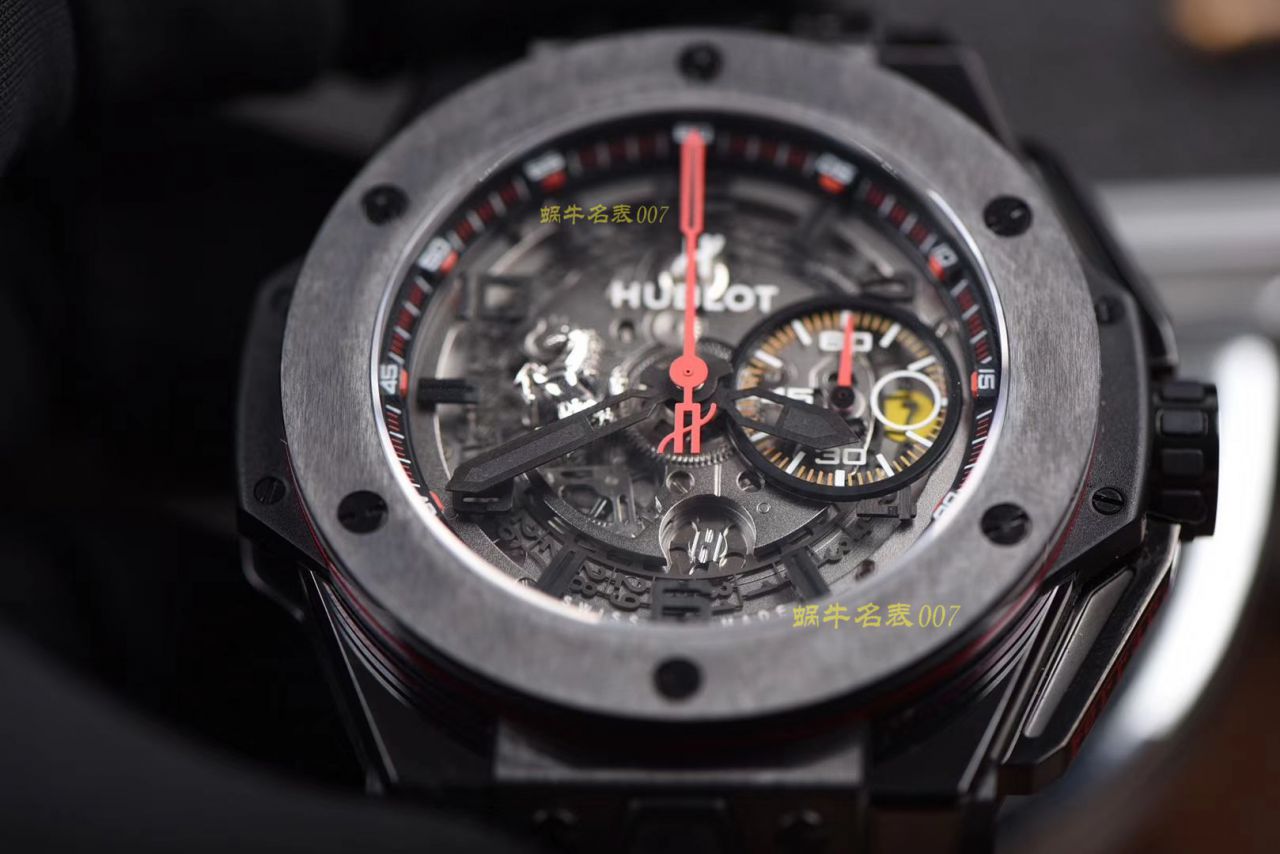 视频讲解V6厂复刻宇舶法拉利Hublot  Ferrari Ceramic F11系列401.CX.0123.VR腕表 / YB062V6