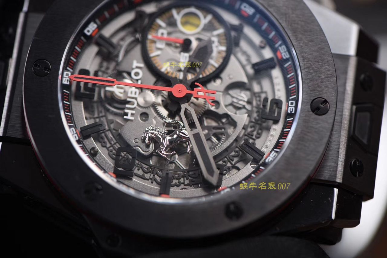 视频讲解V6厂复刻宇舶法拉利Hublot  Ferrari Ceramic F11系列401.CX.0123.VR腕表 / YB062V6