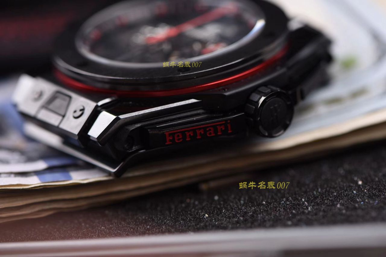 视频讲解V6厂复刻宇舶法拉利Hublot  Ferrari Ceramic F11系列401.CX.0123.VR腕表 / YB062V6