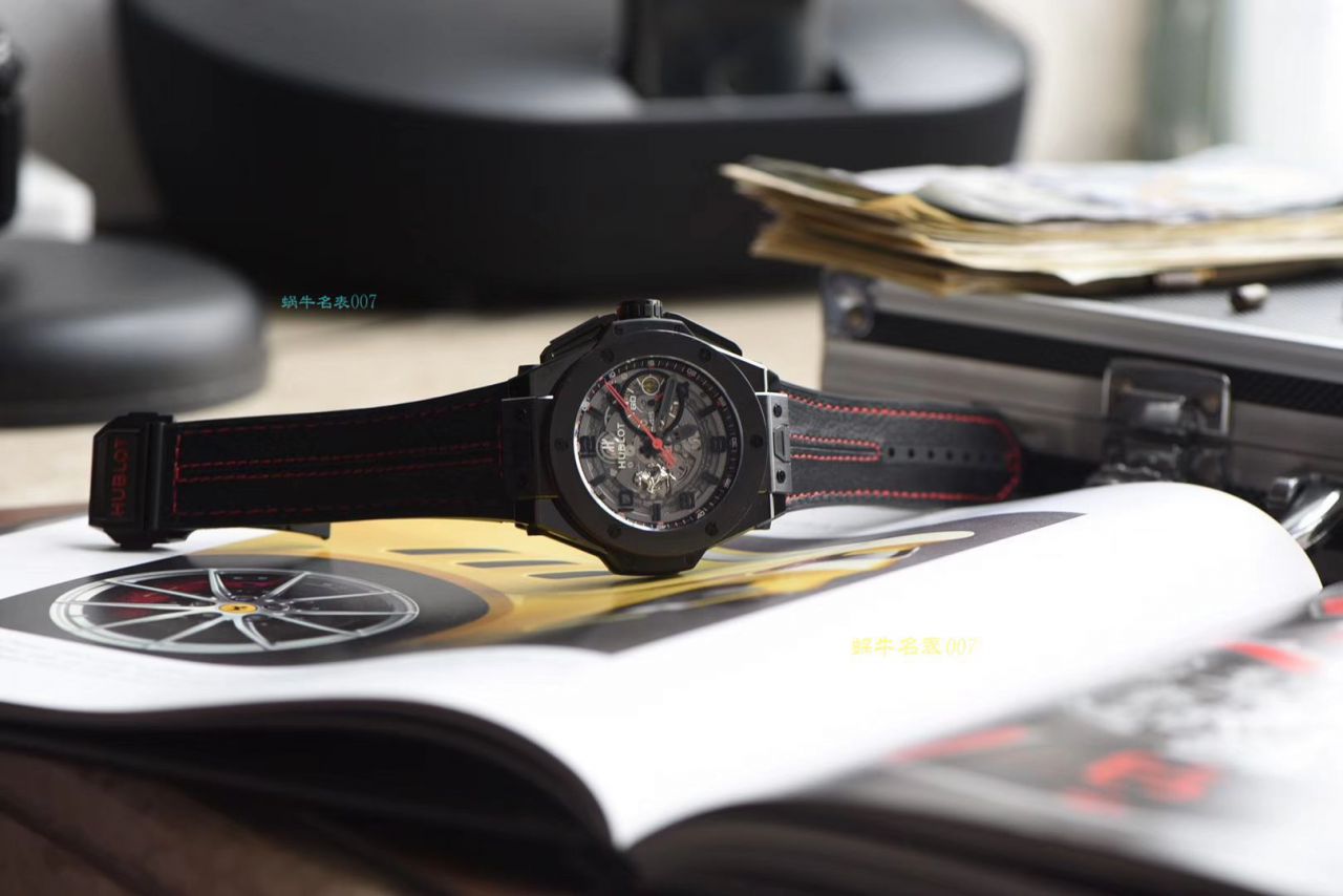 视频讲解V6厂复刻宇舶法拉利Hublot  Ferrari Ceramic F11系列401.CX.0123.VR腕表 / YB062V6