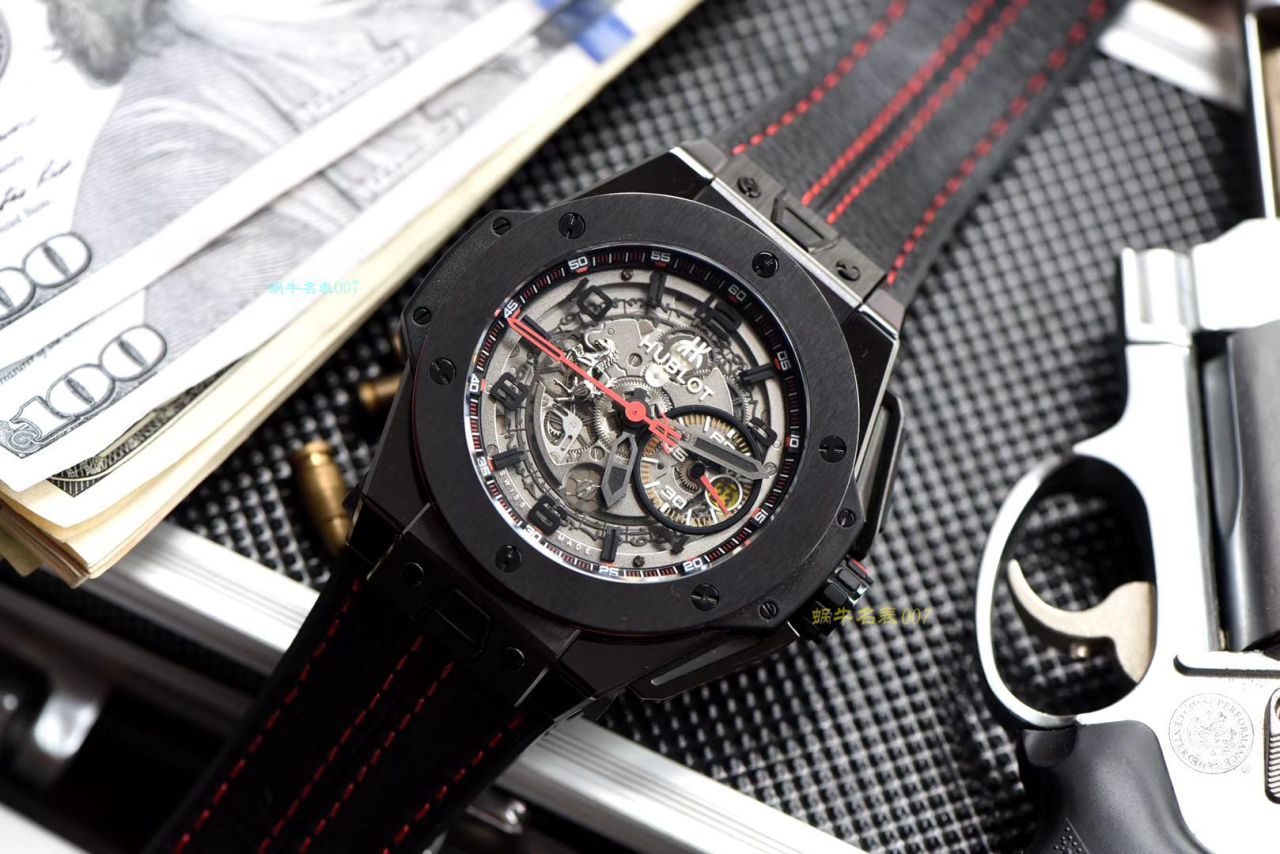 视频讲解V6厂复刻宇舶法拉利Hublot  Ferrari Ceramic F11系列401.CX.0123.VR腕表 / YB062V6