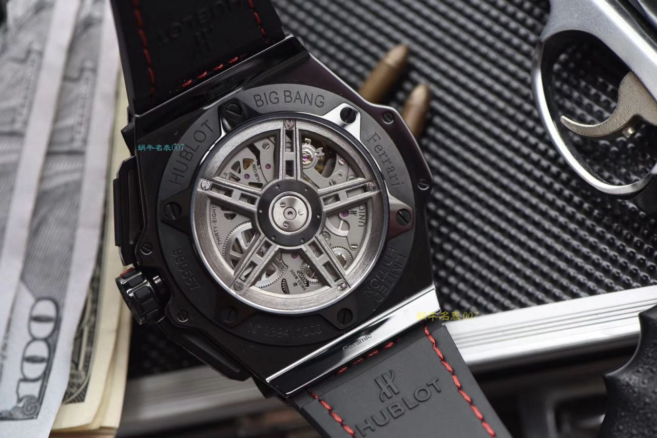 视频讲解V6厂复刻宇舶法拉利Hublot  Ferrari Ceramic F11系列401.CX.0123.VR腕表 / YB062V6