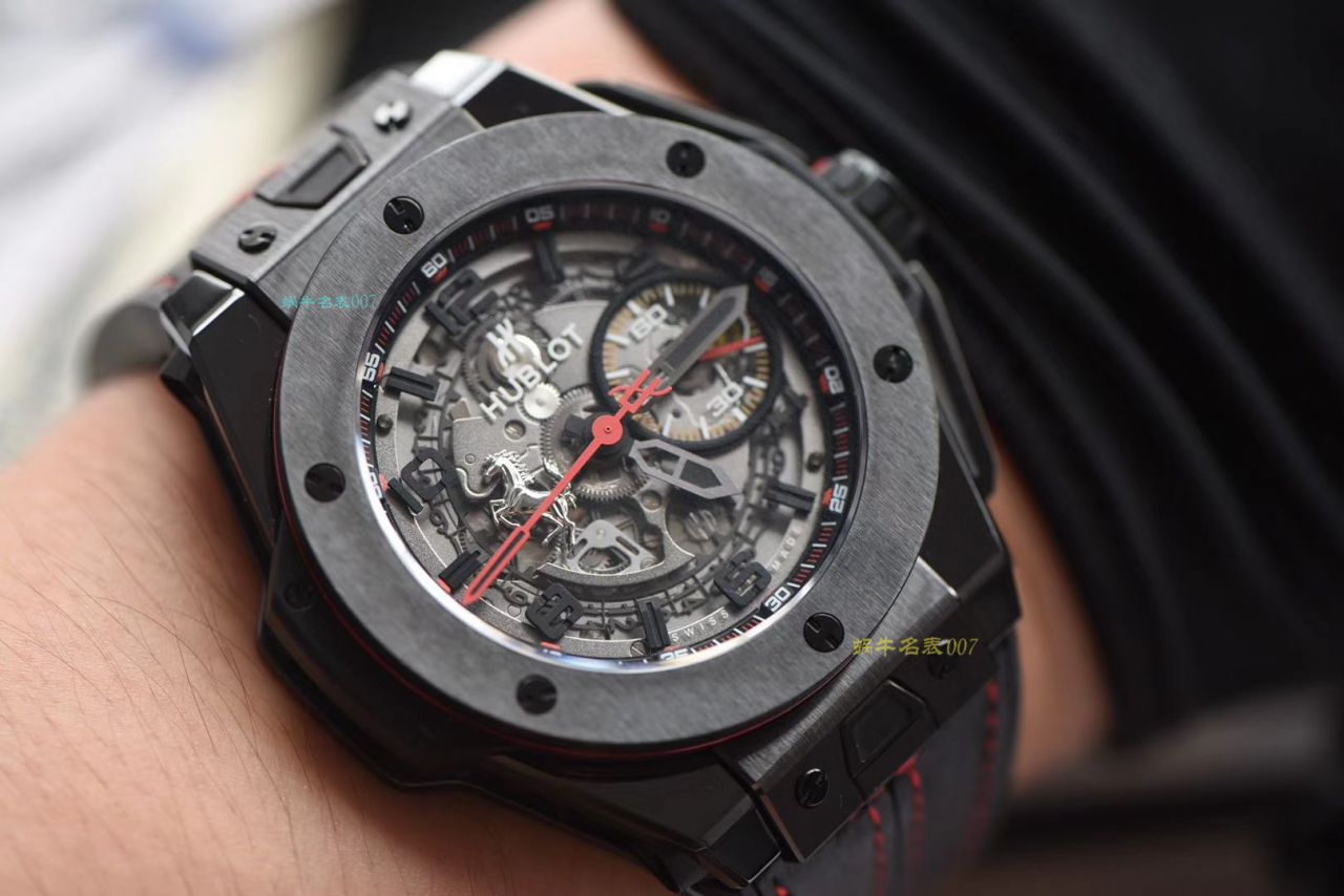 视频讲解V6厂复刻宇舶法拉利Hublot  Ferrari Ceramic F11系列401.CX.0123.VR腕表 / YB062V6