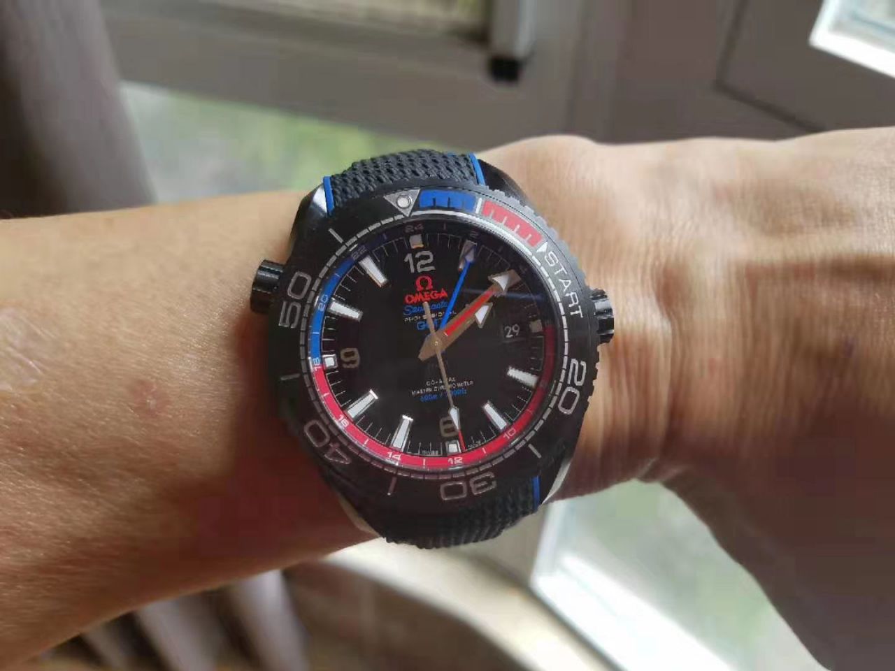 视频评测VS厂顶级复刻高仿欧米茄海马系列215.92.46.22.01.004腕表(深海之黑新西兰酋长队腕表) / M372VS