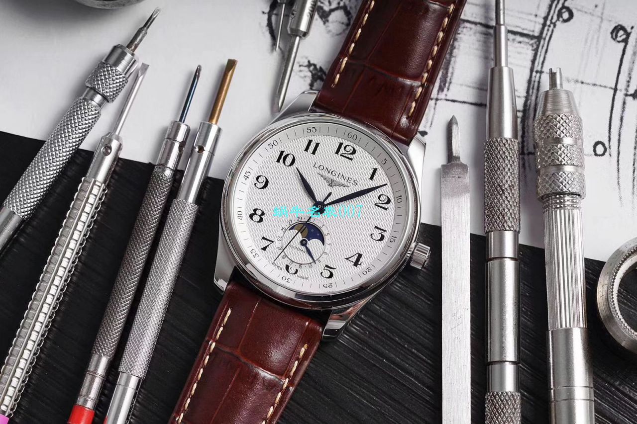 GS厂顶级复刻高仿浪琴名匠L2.909.4.78.3月相腕表 / L163