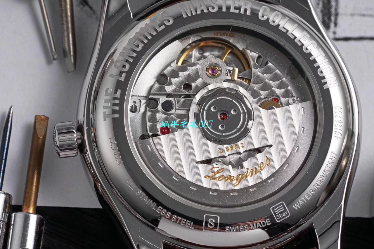 GS厂顶级复刻高仿浪琴名匠L2.909.4.78.3月相腕表 / L163