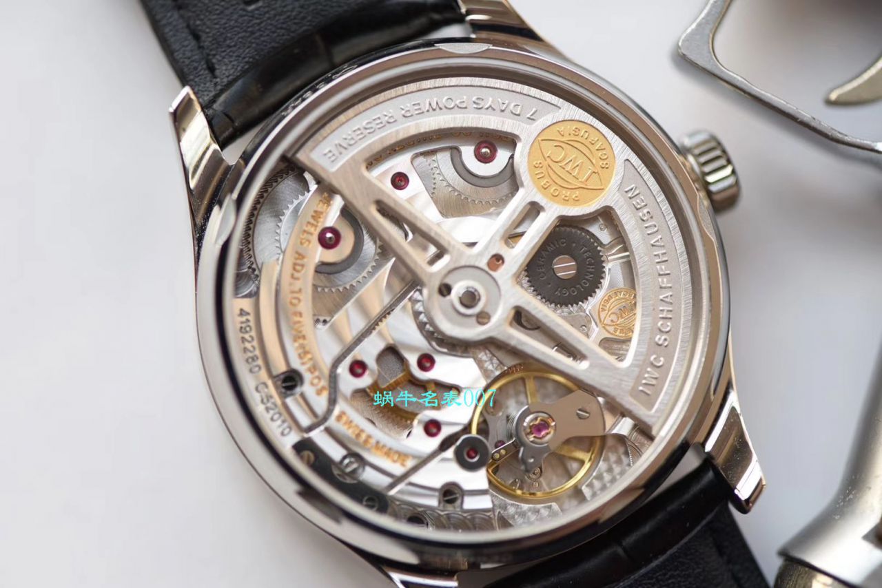 视频评测ZF厂顶级复刻高仿IWC万国葡七V5最高版本IW500705腕表 / WG517