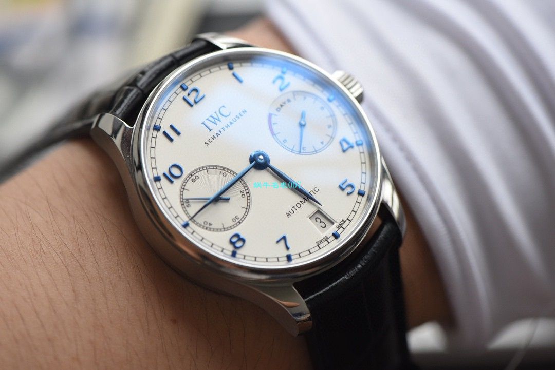 视频评测ZF厂顶级复刻高仿IWC万国葡七V5最高版本IW500705腕表 / WG517