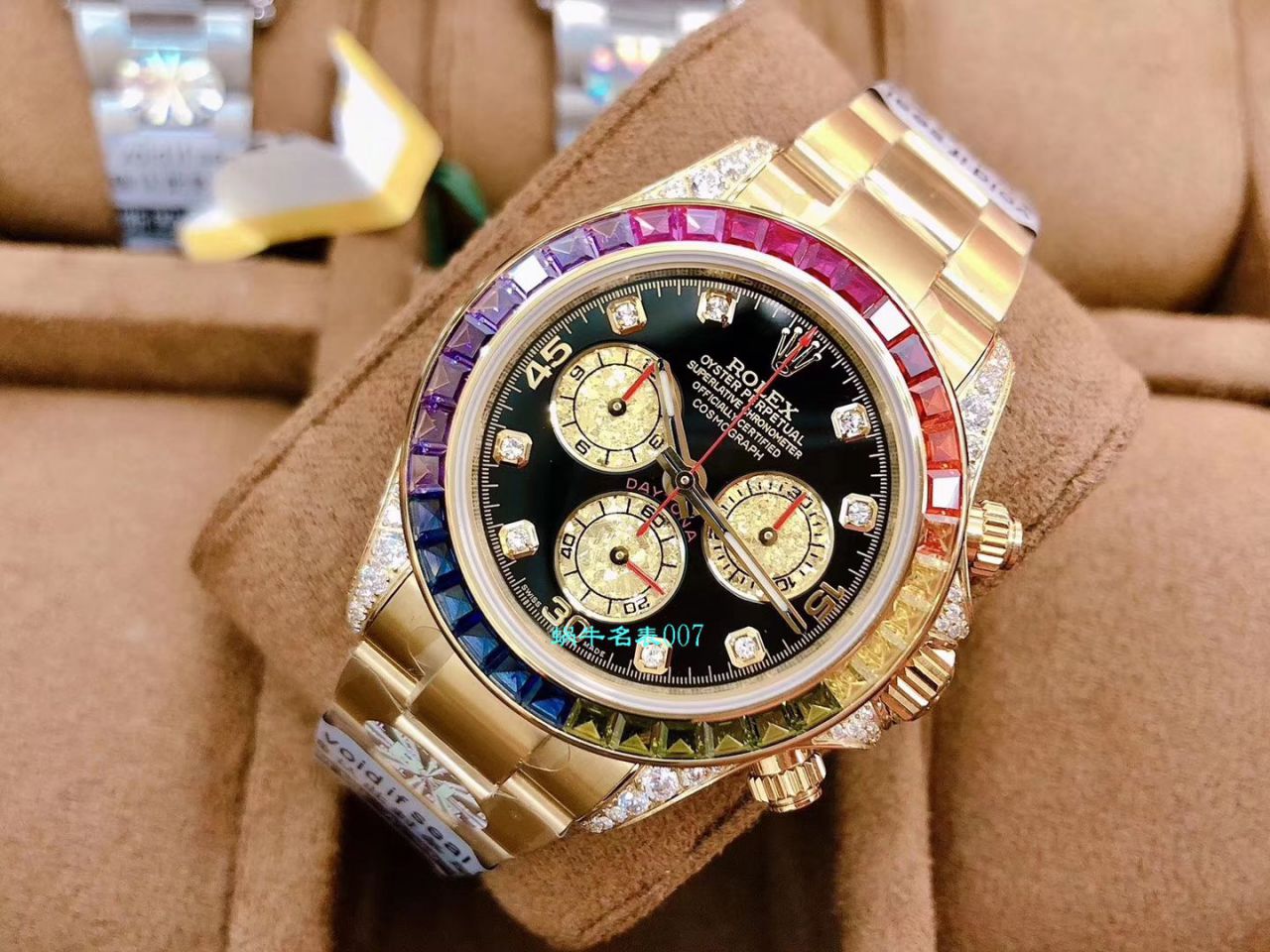 BL厂顶级复刻高仿劳力士迪通拿彩虹迪116599 RBOW,116595 RBOW,116598 RBOW腕表 / R357