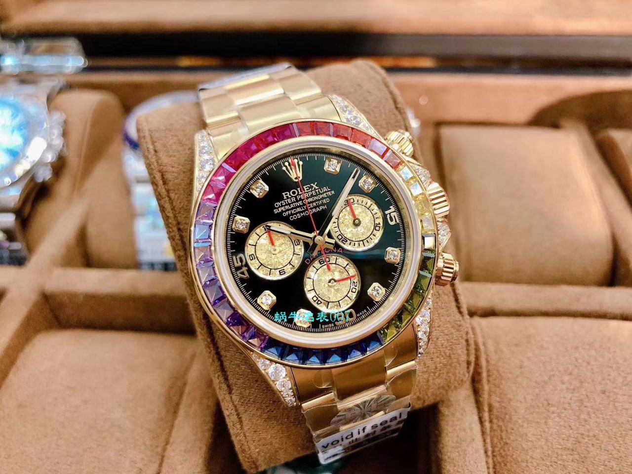BL厂顶级复刻高仿劳力士迪通拿彩虹迪116599 RBOW,116595 RBOW,116598 RBOW腕表 / R357