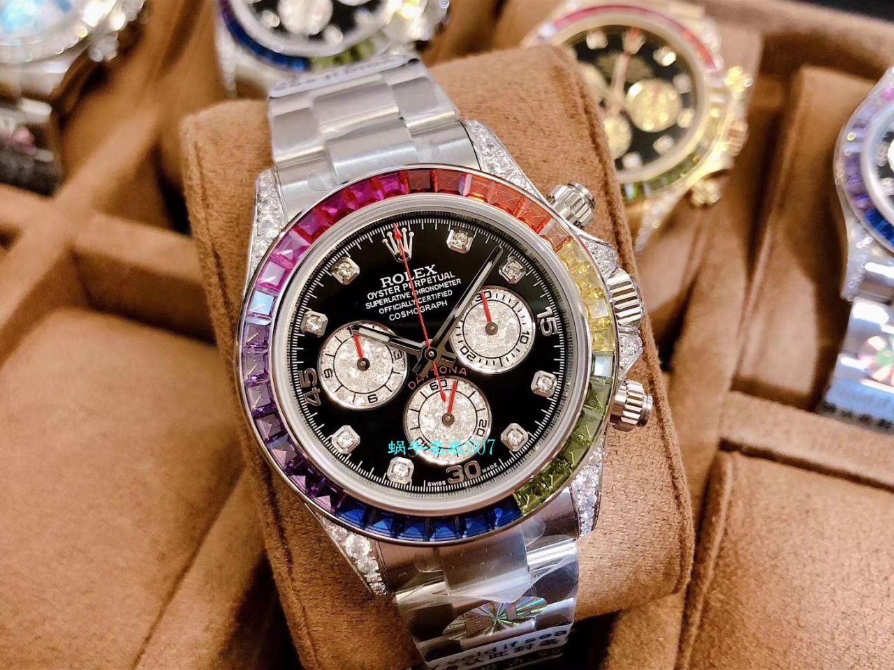 BL厂顶级复刻高仿劳力士迪通拿彩虹迪116599 RBOW,116595 RBOW,116598 RBOW腕表 / R357