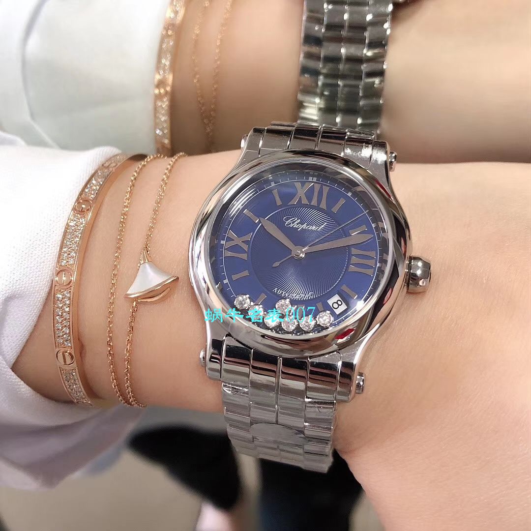 【YF厂顶级复刻高仿女表】萧邦HAPPY DIAMONDS系列277472-5002,278559-6002,278582-3002腕表 / XB051