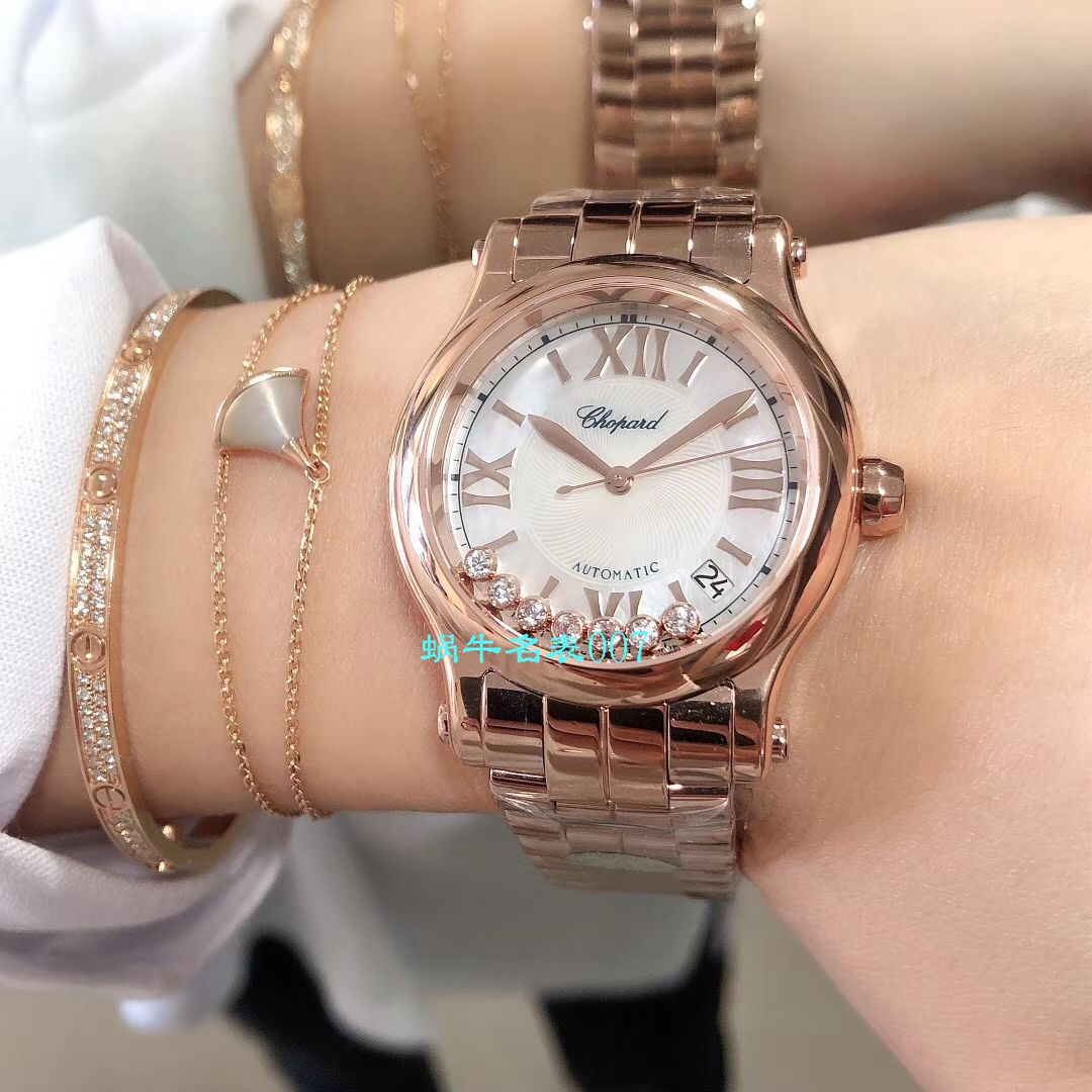 【YF厂顶级复刻高仿女表】萧邦HAPPY DIAMONDS系列277472-5002,278559-6002,278582-3002腕表 / XB051