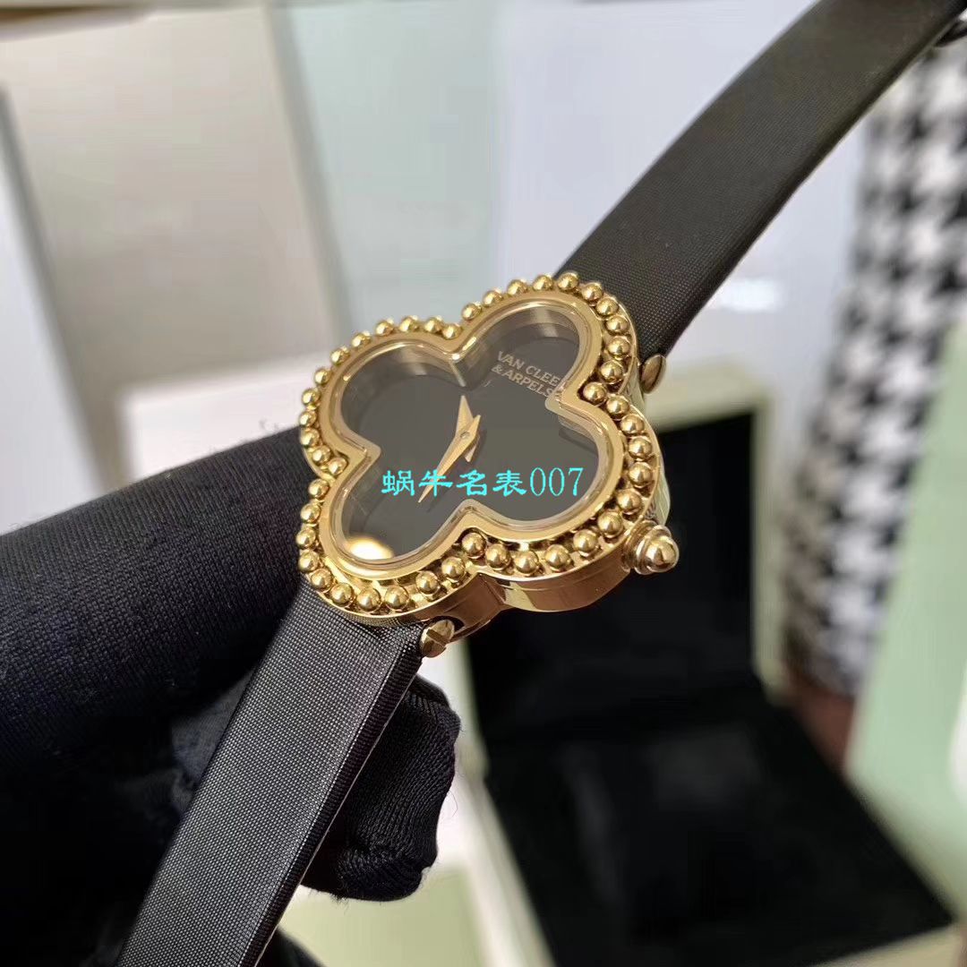 V&A厂2020年最新款高仿女表梵克雅宝ALHAMBRA系列VCARO8WT00,VCARO8SF00腕表 / VCA09