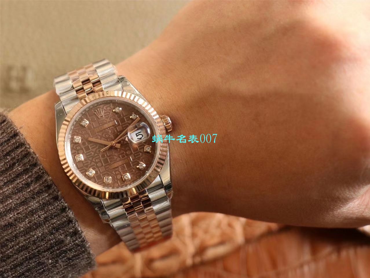 视频评测EW厂顶级复刻高仿劳力士日志型36毫米m126233-0025腕表 / R356