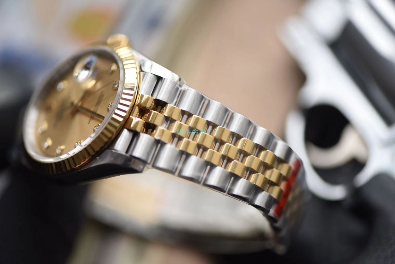 EW厂官网顶级复刻高仿劳力士日志型系列116233香槟盘镶钻腕表 / R357EW