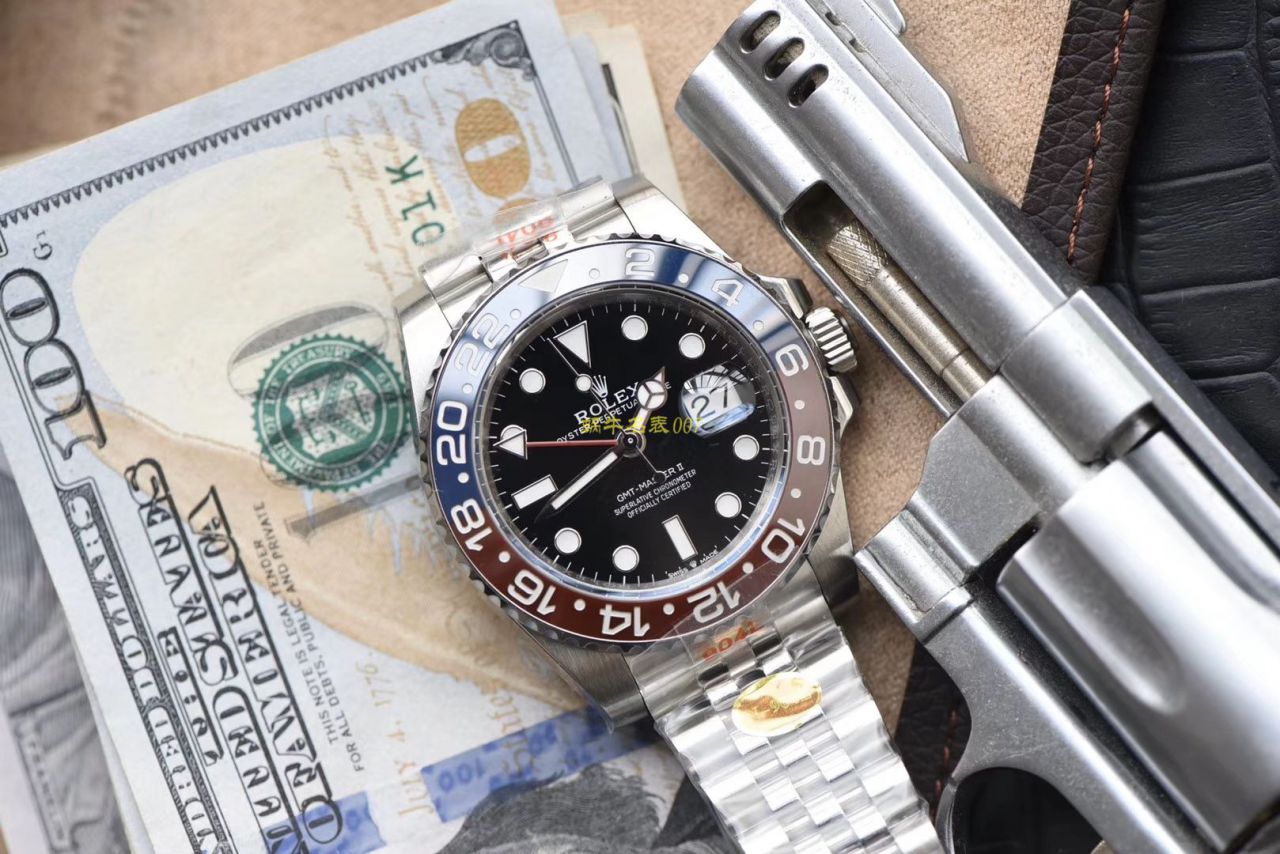 【NOOB厂Rolex顶级复刻高仿手表】劳力士格林尼治型II系列126710BLRO-0001腕表 / R378