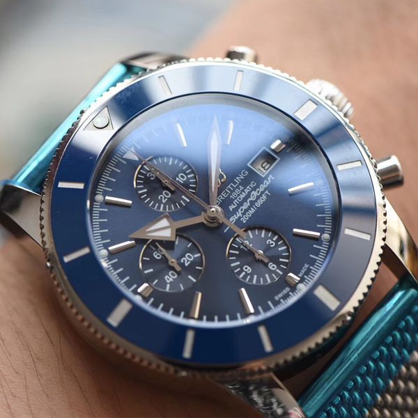 视频评测台湾厂顶级复刻高仿百年灵 超级海洋文化二代A13312161C1A1腕表