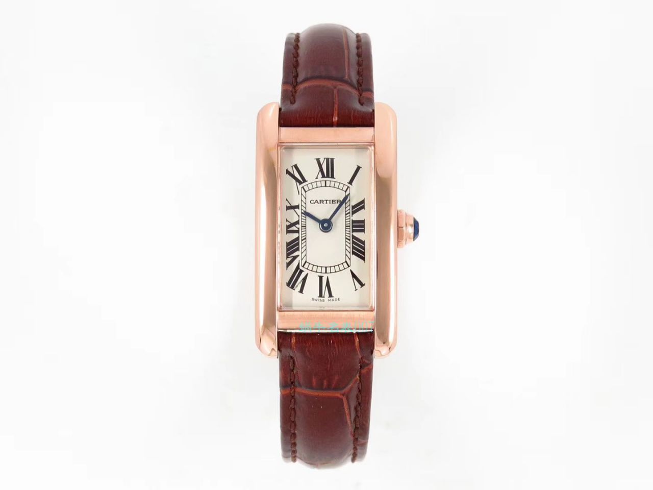 GS厂官网顶级复刻高仿卡地亚TANK AMERICAINE美国坦克WSTA0016，W2607456女士腕表 / K268