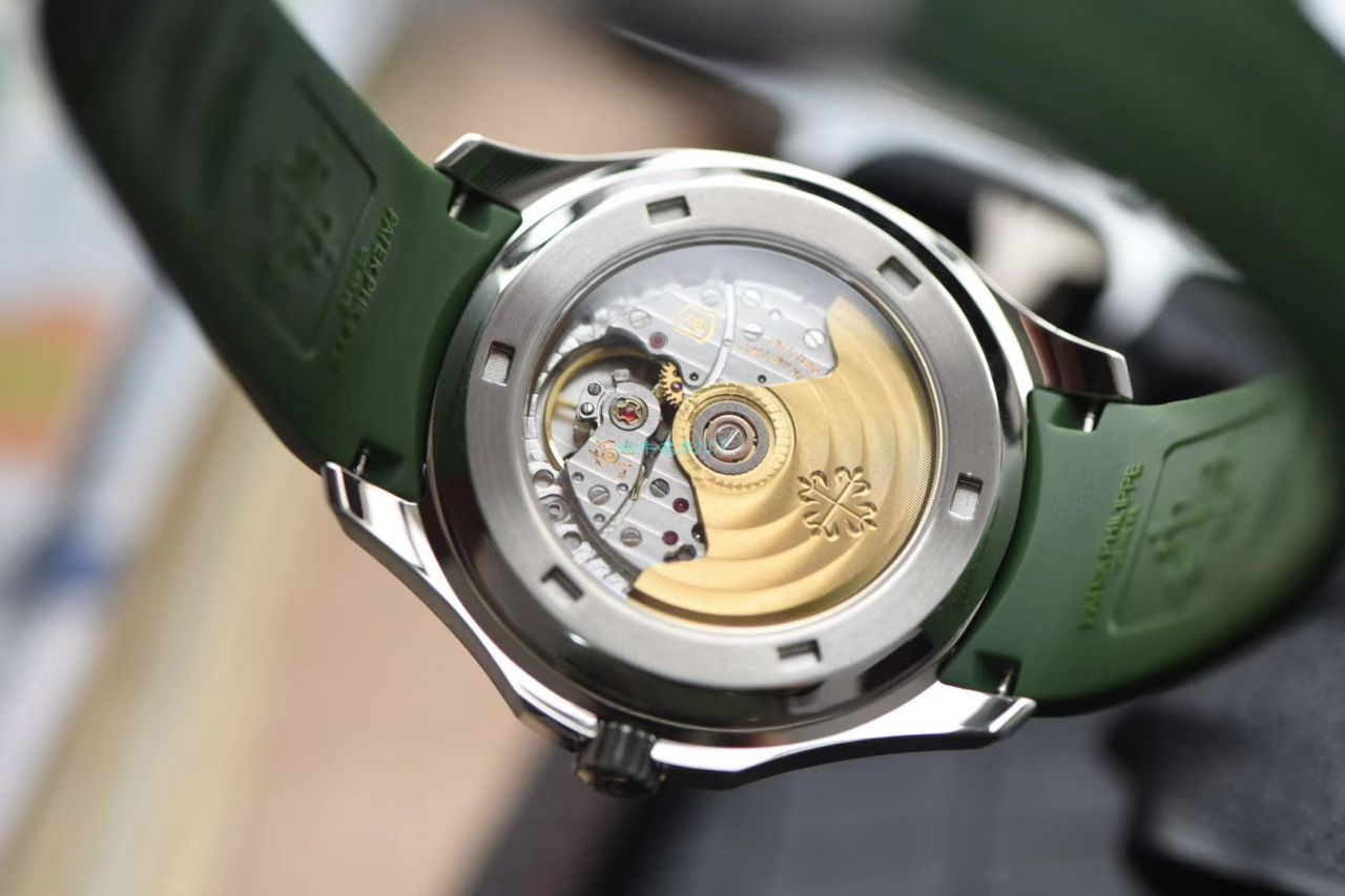 视频评测台湾厂超A高仿百达翡丽AQUANAUT绿面手雷5168G-010腕表 / BD239LV