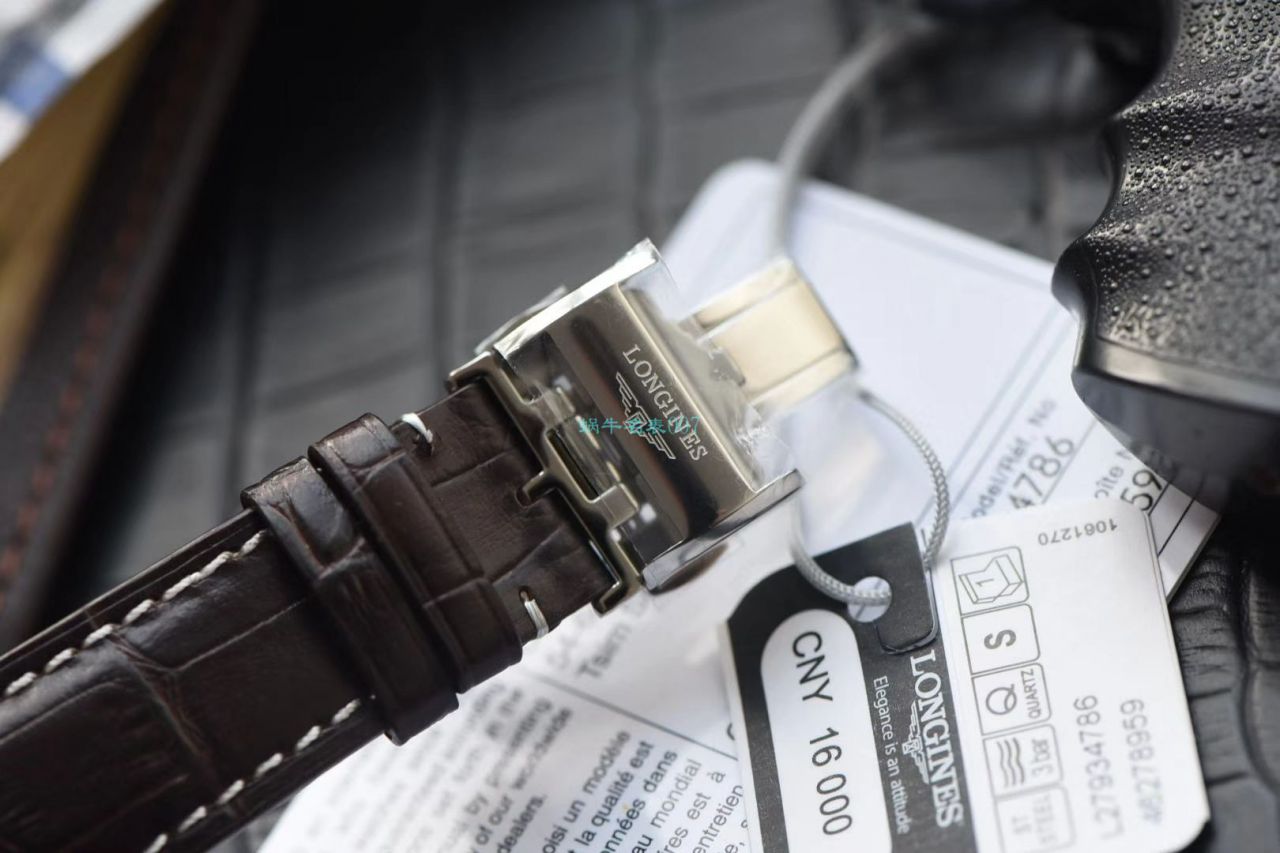 视频评测台湾厂浪琴名匠L2.793.4.78.3复刻高仿腕表 / L166