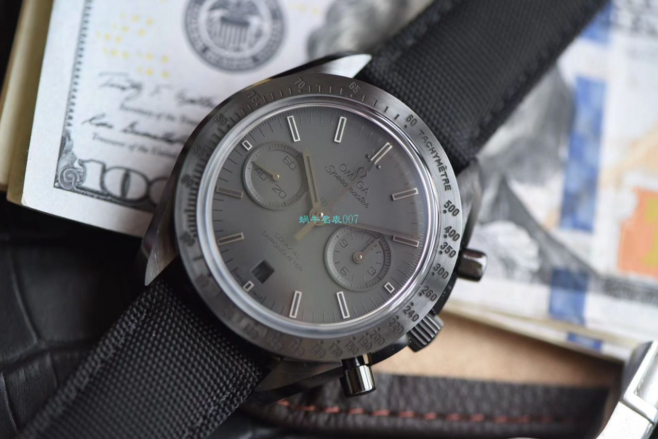 OM厂顶级复刻高仿欧米茄超霸月之暗面V2版本311.92.44.51.01.005腕表(墨黑) / M676