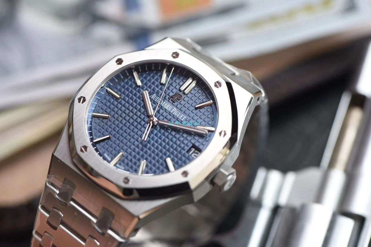 ZF厂顶级复刻爱彼皇家橡树系列高仿15500ST.OO.1220ST.01腕表 / AP186