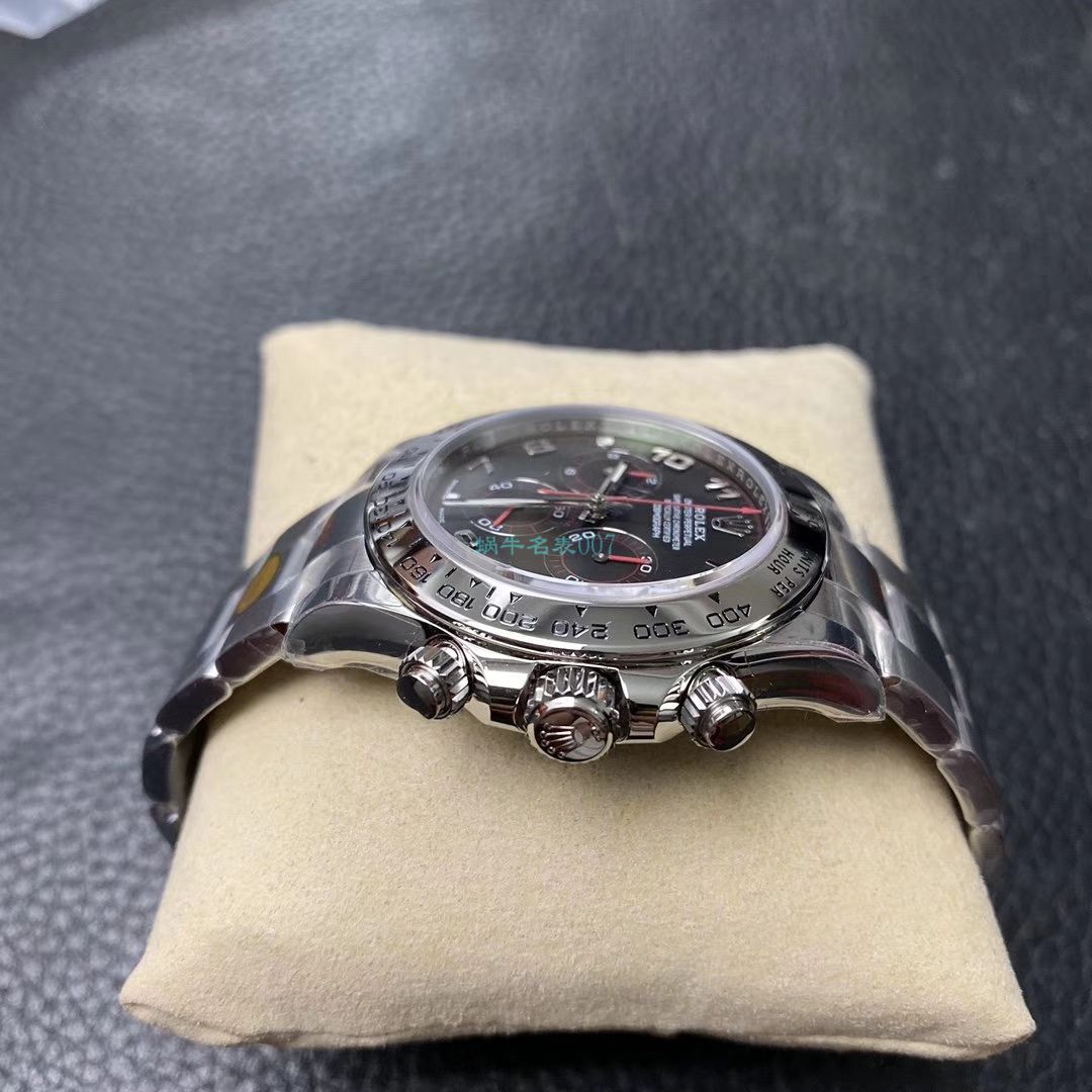 N厂新款超级4130劳力士宇宙计型迪通拿116509-78599 黑盘顶级复刻高仿116509-78599 银面腕表 / R563