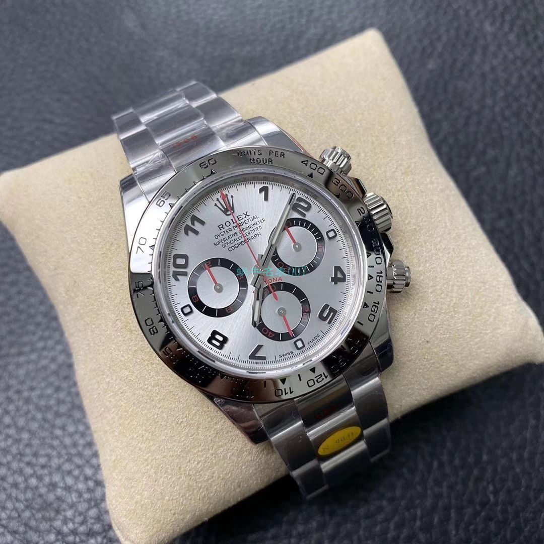 N厂新款超级4130劳力士宇宙计型迪通拿116509-78599 黑盘顶级复刻高仿116509-78599 银面腕表 / R563
