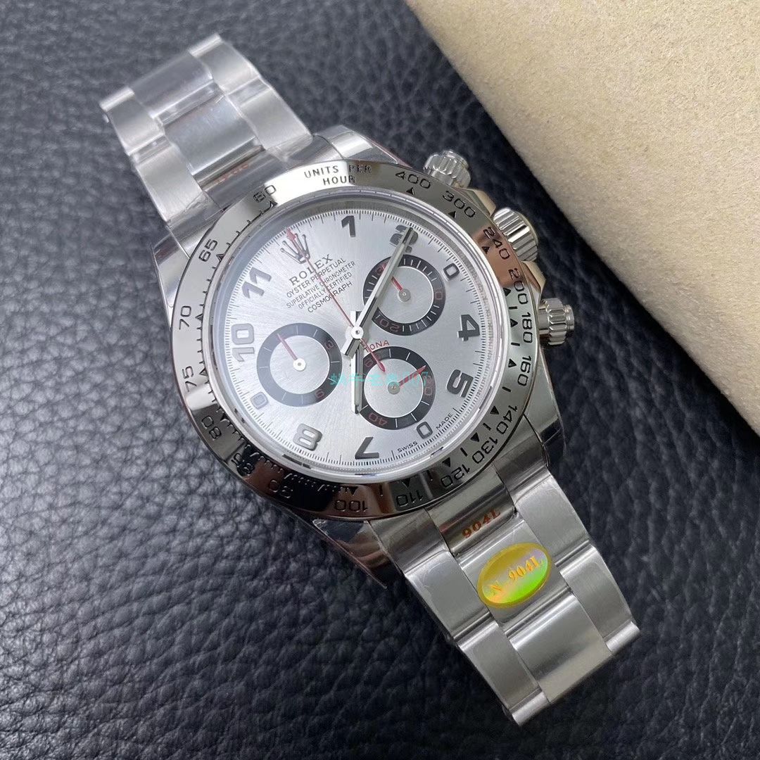 N厂新款超级4130劳力士宇宙计型迪通拿116509-78599 黑盘顶级复刻高仿116509-78599 银面腕表 / R563