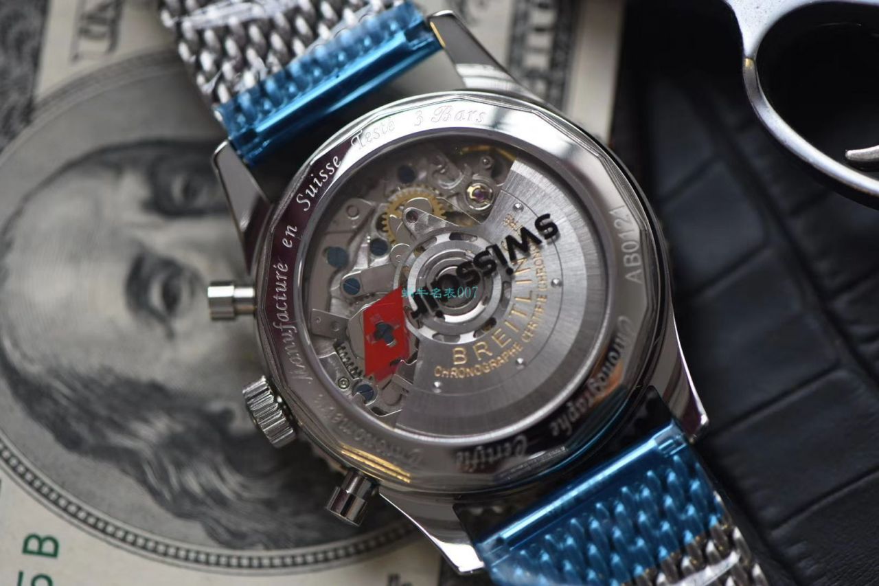 评测视频V9厂百年灵复刻哪家厂最好瑞士航空特别版高仿AB01211B1B1A1腕表 / BL152