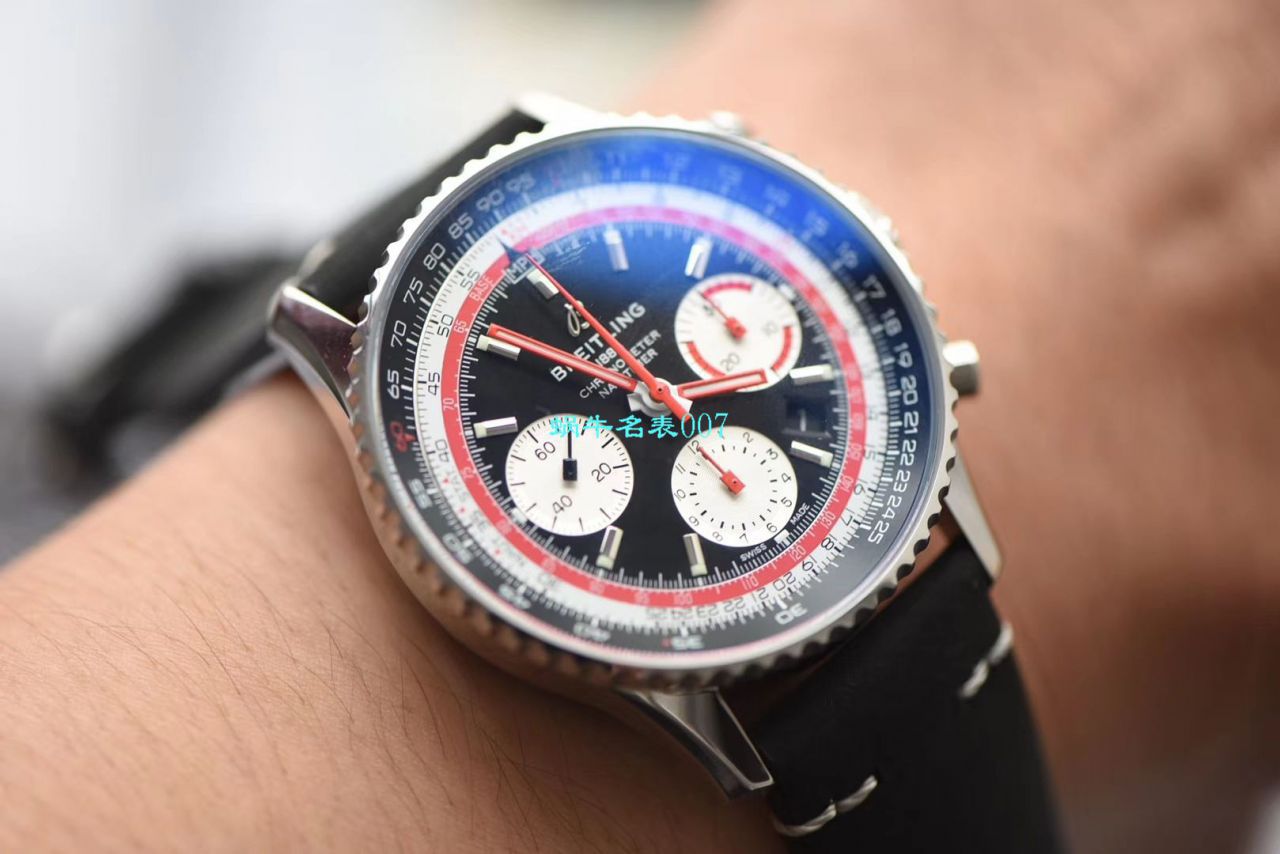评测视频V9厂百年灵复刻哪家厂最好瑞士航空特别版高仿AB01211B1B1A1腕表 / BL152