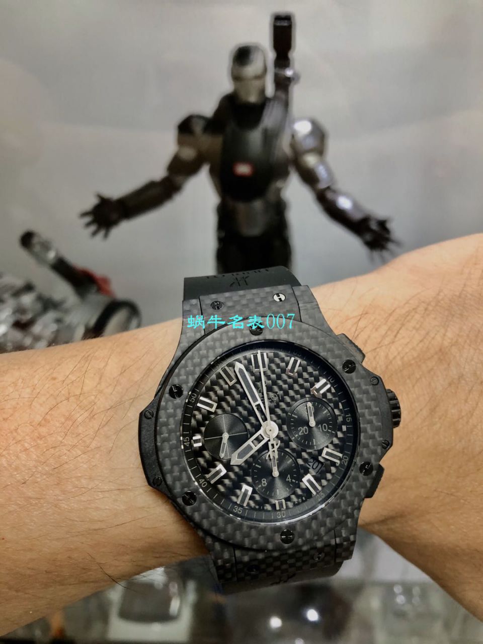 【视频评测V6厂一比一超A高仿宇舶碳纤维手表】HUBLOT宇舶系列301.QX.1724.RX腕表 / YB063