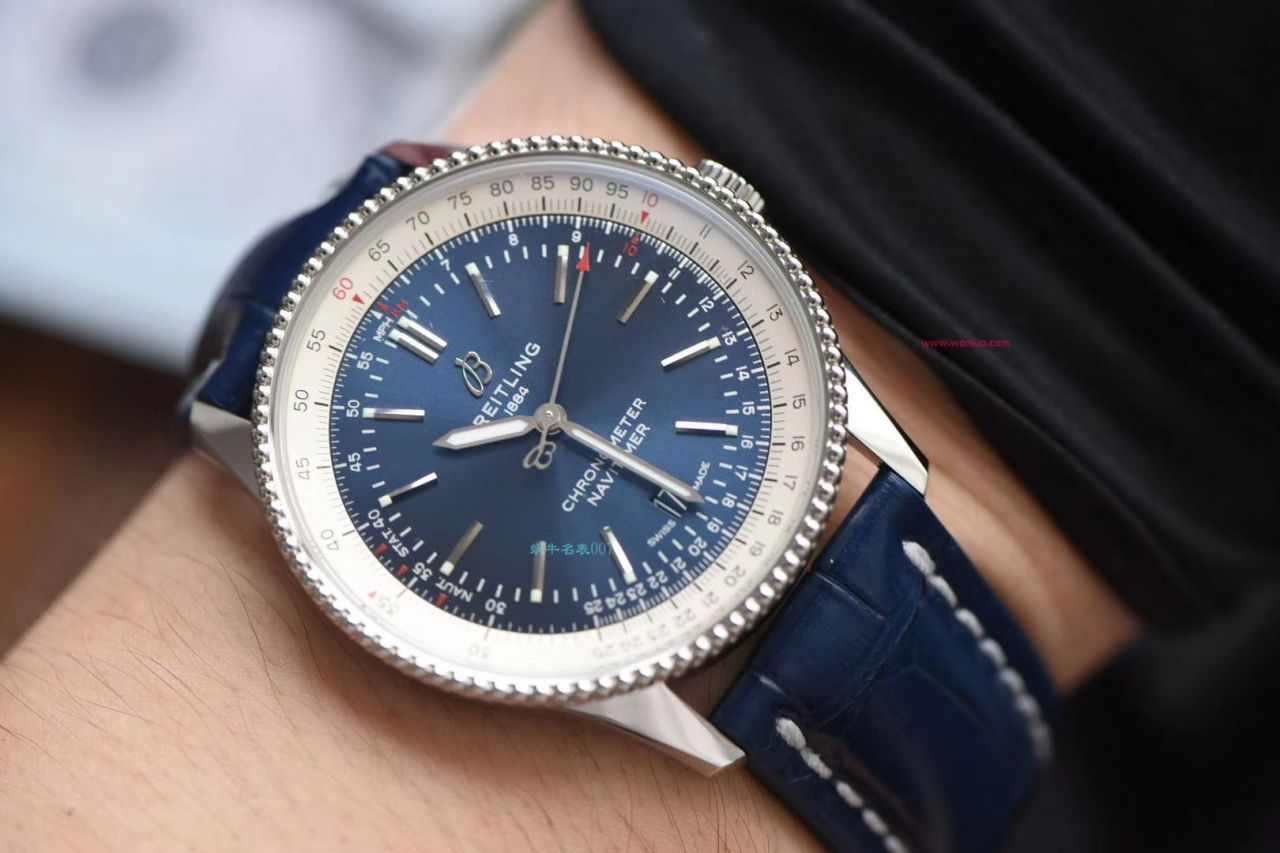 【视频评测定制瑞士机芯】百年灵顶级复刻高仿手表航空计时41毫米系列A17326211C1P3腕表 / BL156