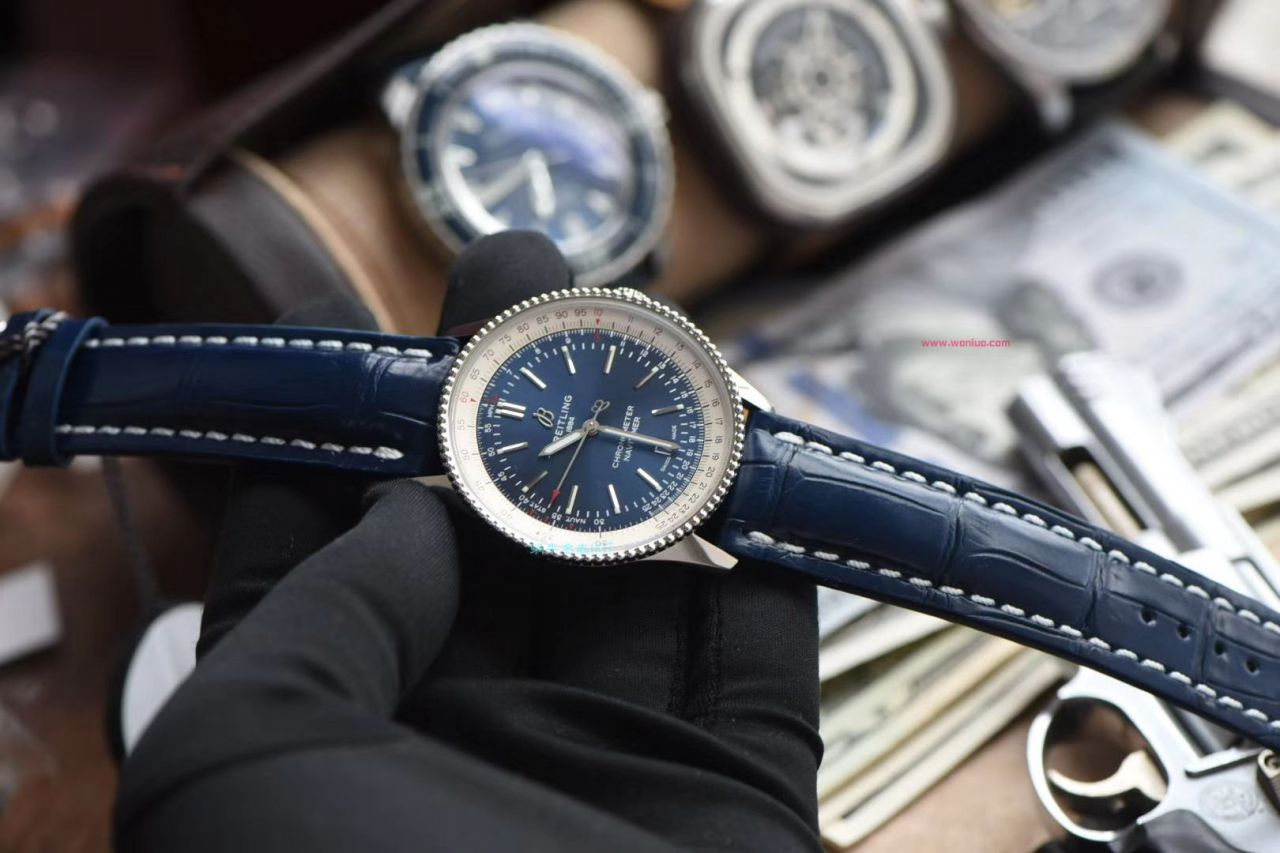 【视频评测定制瑞士机芯】百年灵顶级复刻高仿手表航空计时41毫米系列A17326211C1P3腕表 / BL156