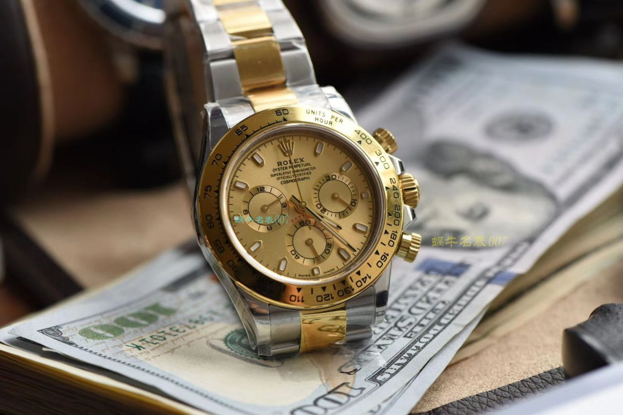 【N厂顶级复刻手表间金4130】劳力士宇宙计型迪通拿系列116523-78593 银面腕表 / R568