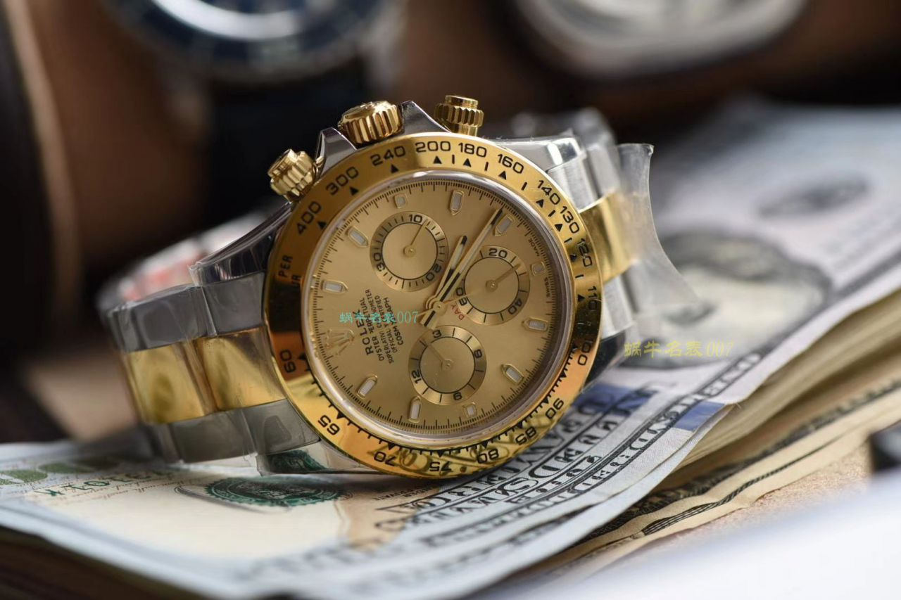 N厂劳力士超级4130迪通拿间金复刻高仿m116503-0004，116503白盘，m116503-0003，116523-78593 银面腕表 / R538