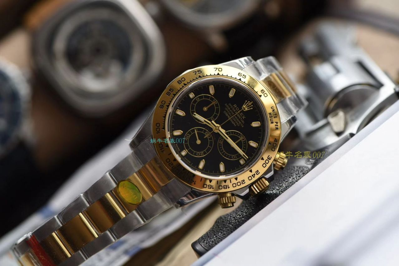 N厂劳力士超级4130迪通拿间金复刻高仿m116503-0004，116503白盘，m116503-0003，116523-78593 银面腕表 / R538