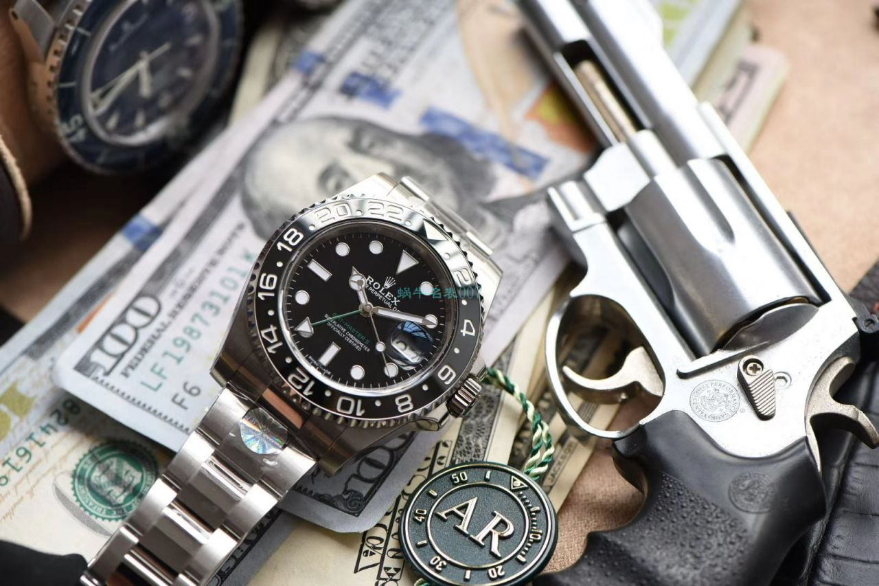 AR厂顶级复刻高仿手表劳力士格林尼治型II二代‎‎‌‍116710LN-78200腕表(绿针) / R573